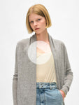 Cashmere Trapeze Cardigan