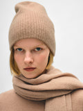 Cashmere Plush Rib Beanie