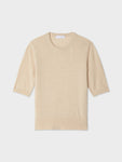 Cashmere Elbow Sleeve Tee