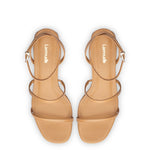 Gio Sandal In Tan Leather