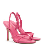 Margherita Sandal In Pink Leather