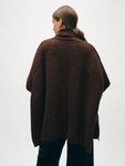 Merino Cashmere Open Poncho