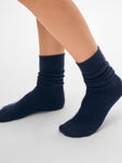 Cashmere Ribbed Socks