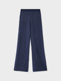 Merino Cashmere Bouclé Wide Leg Pant