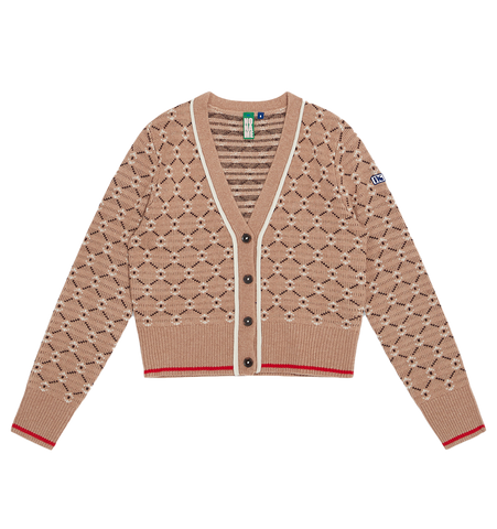 GEO JACQUARD CARDIGAN