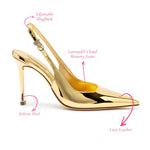 Kaitlan Pump In Gold Specchio