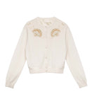 ANDRINA CARDIGAN -- EGGSHELL