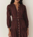 ANNIKA DRESS -- ROUGE COUNTRYSIDE PLAID