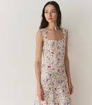 ASCELLA DRESS -- BLANC FLOWERING MEADOW