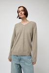 Amomento V-Neck Knit in Beige