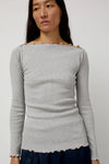 Baserange Tav Long Sleeve in Grey Melange