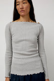 Baserange Tav Long Sleeve in Grey Melange