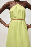 Baserange Ligo Dress in Lime