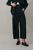 MORGAN PANT | FOREST TROPICAL WOOL