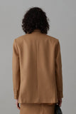 CLAUDIA JACKET | CAMEL MELTON WOOL