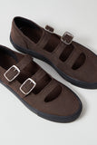 SIMONA SNEAKERS | CHOCOLATE CANVAS