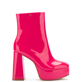 Dolly Boot In Pink Patent Leather