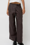 Deiji Studios Fold Pant in Slate Check