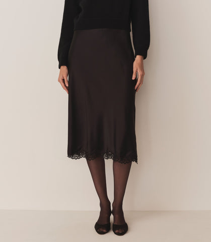 ELOWENA SKIRT -- BLACK