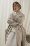 GEORGINA LONGLINE CASHMERE CARDIGAN