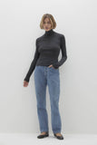 RUMER FITTED CASHMERE TURTLENECK