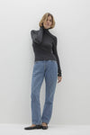 RUMER FITTED CASHMERE TURTLENECK