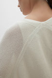 HOLLY MESH LONGLINE CASHMERE CARDIGAN