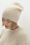 FRAN TEDDY CASHMERE BLEND BEANIE