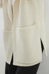 ZENA RIBBED CASHMERE CARDIGAN