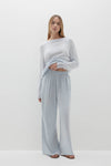 EVAN SILK WIDE LEG PANT