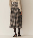 FABIENNE SKIRT -- NAVY COUNTRYSIDE PLAID