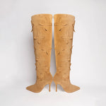 Julia Boot In Peanut Suede