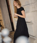 FRANCETTA DRESS -- BLACK