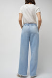 Façon Jacmin Polly Elastic Waist Jean in Light Blue