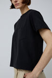 Girls of Dust Pocket Tee in Black