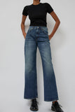 Haikure Korea Jean in Mid Blue