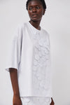 INSHADE Oversized T-Shirt with Sequins in White