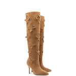 Julia Boot In Peanut Suede