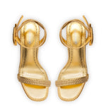 Verona Sandal In Gold Metallic Leather