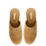 Miso Platform Clog In Latte Velvet