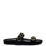 Milan Piccolo Slide In Black Velvet