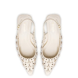 Jasmine Pump In Ivory Leather