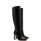 Cindy Hi Boot In Black Leather