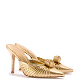 Valerie Pump In Gold Metallic Leather