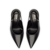 Larroudé x Altuzarra Pump In Black Leather