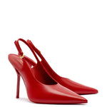 Larroudé x Altuzarra Pump In Blood Red Leather