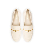 Katherine Loafer In Ivory Leather