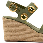 Milan Espadrille In Seaweed Raffia