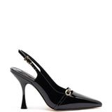 Ines Hi Pump in Black Patent Leather