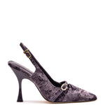 Ines Hi Pump In Purple Velvet